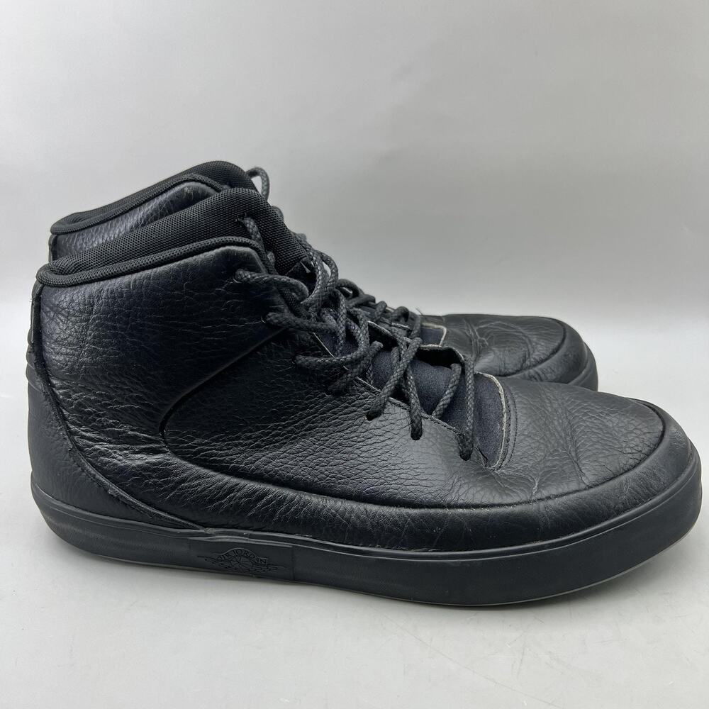 Jordan Grown V.9 Basketball Shoes Men Size 10 Black Leather Comfort Mid Sneakers